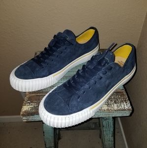 P.F. Flyer womans navy blue suede shoe size 11